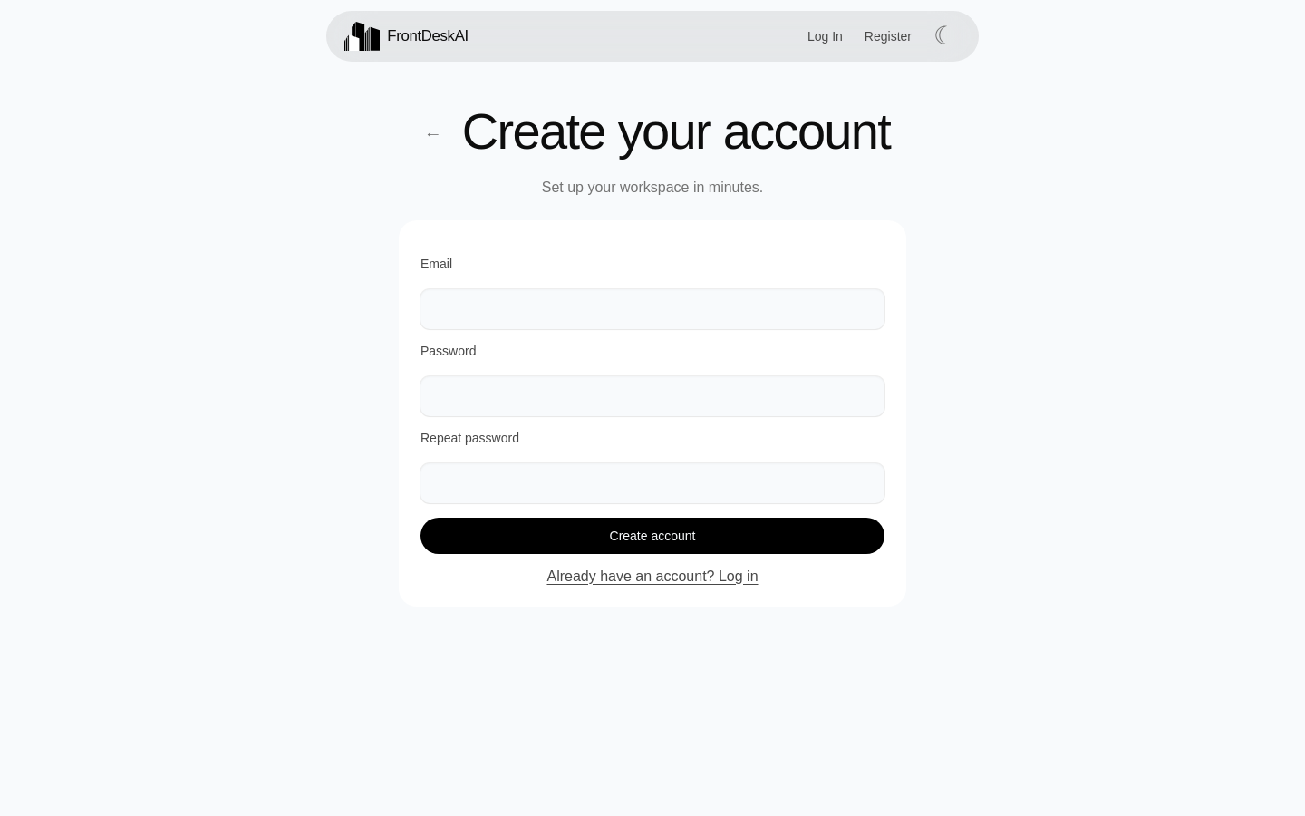 Creating an Account