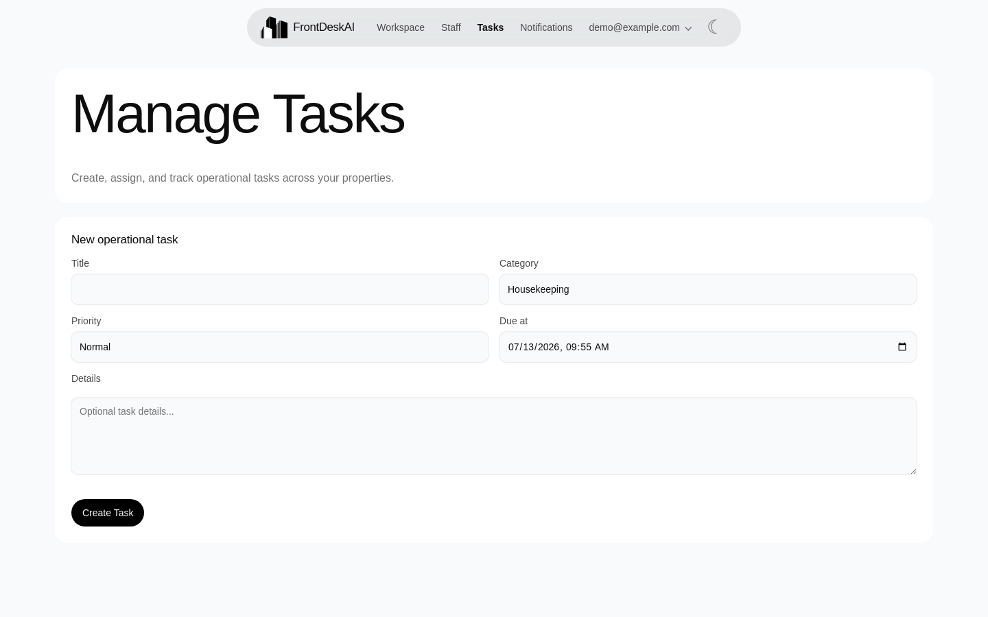 Managing Tasks and Templates