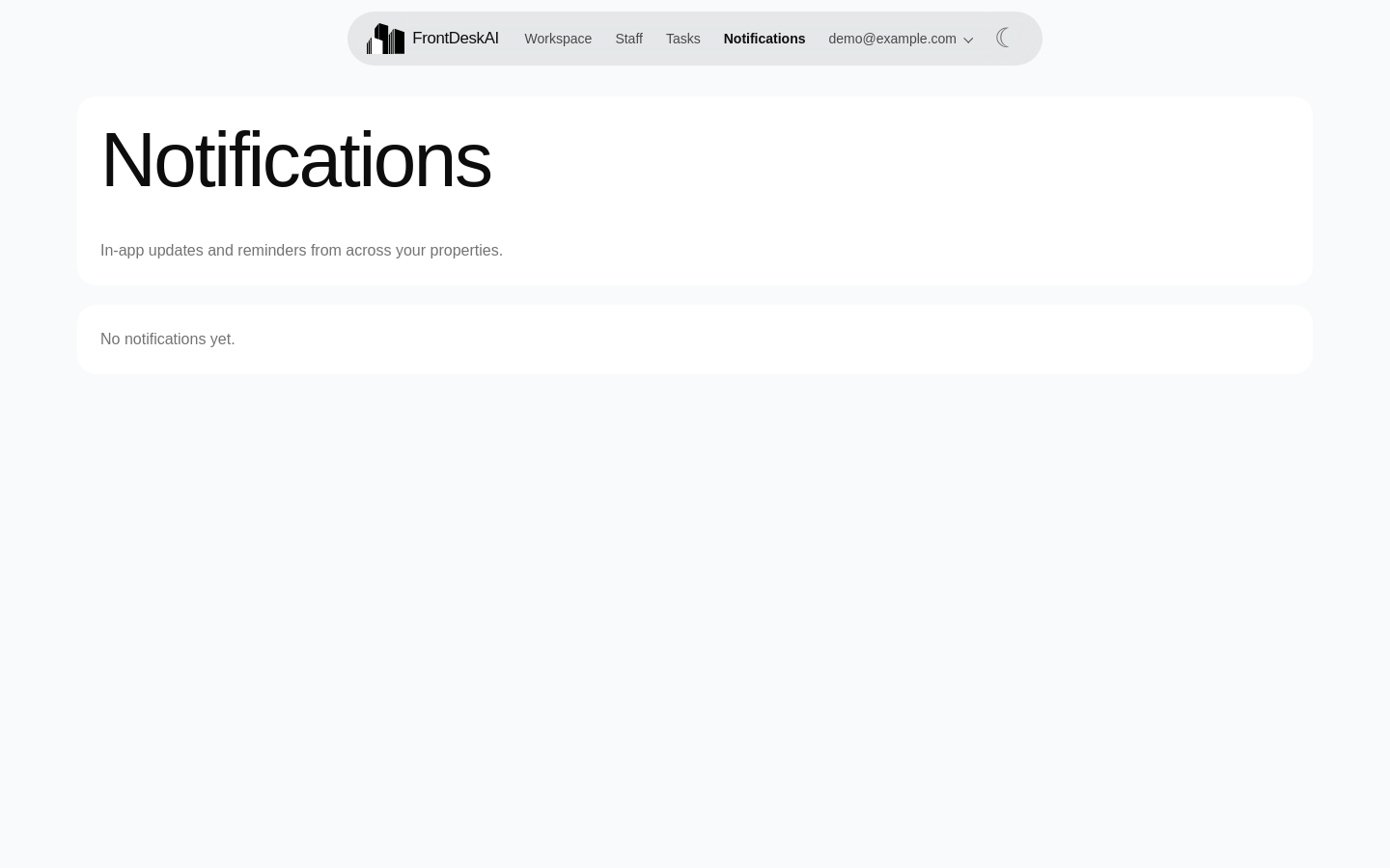Notifications Inbox