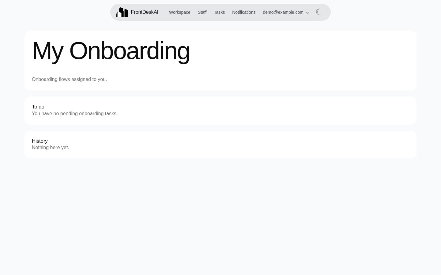 My Onboarding Checklist